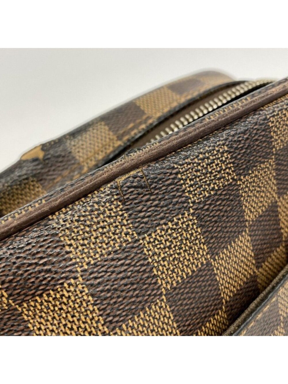 Louis Vuitton Shoulder Bag Damier Olaf PM Brown Ebene - Picture 6 of 10
